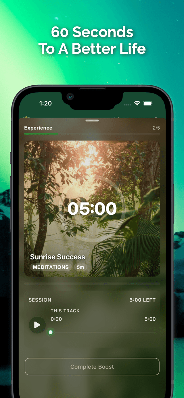 60 seconds to a better life - guided meditation session