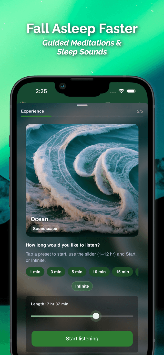 Fall asleep faster - guided meditations and sleep sounds